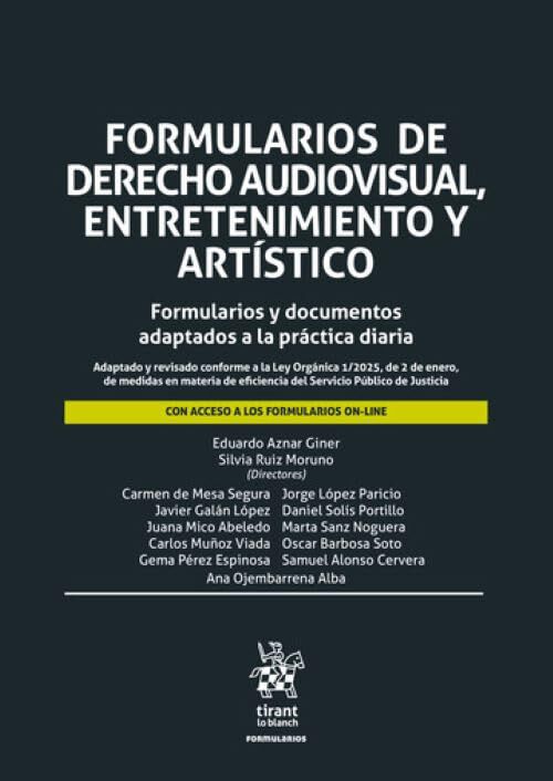 Formularios de derecho audiovisual, entretenimiento y art&iacute;stico
