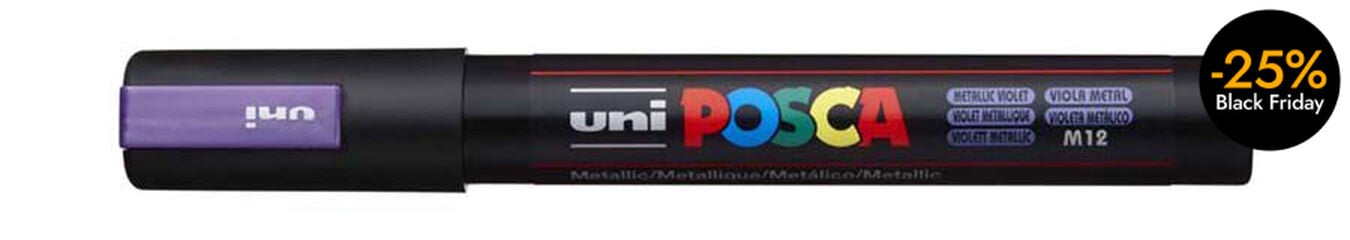 Rotulador Posca PC-3M 0,9-1,3mm lila