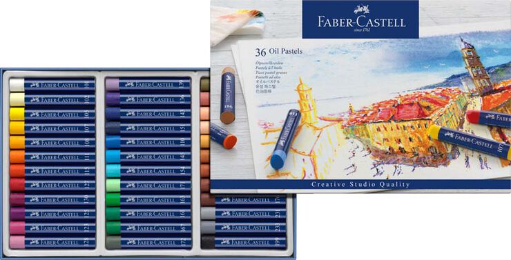 Pasteles óleo Faber-Castell 36 colores