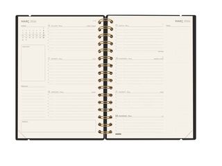 Agenda Finocam 16 mesos Haiku E10 setm/vista cat 2025-26 negre