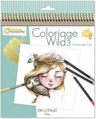 Cuaderno para colorear Avenue Mandarine Wild 3