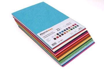 Láminas de Fieltro adhesivo 20x30cm 22 colores