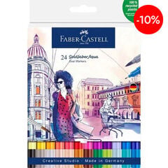 Rotuladores Goldfaber Aqua Dual Faber-Castell 24 colores