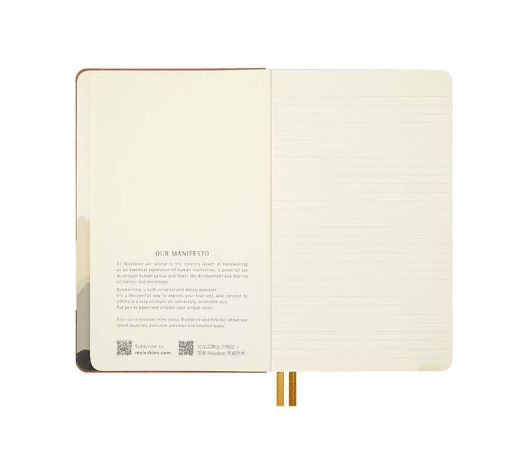 Libreta Moleskine tapa dura rayada L Frodo