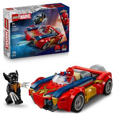 LEGO® Super Heroes Cotxe d'Spider-Man vs. Lobezno Venomitzat 76336