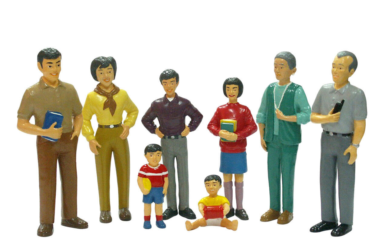 FIgures Amics del m&oacute;n Fam&iacute;lia asi&agrave;tica Miniland