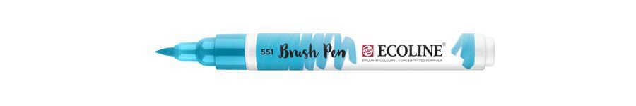 Rotulador Ecoline Brush Pen azul celeste claro 551