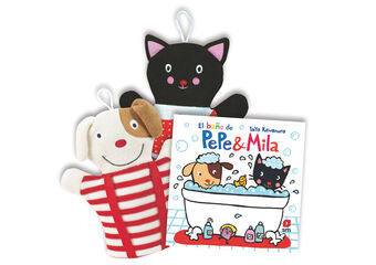 Pack El baño de Pepe y Mila + Manoplas Pack El baño de Pepe y Mila + Manoplas
