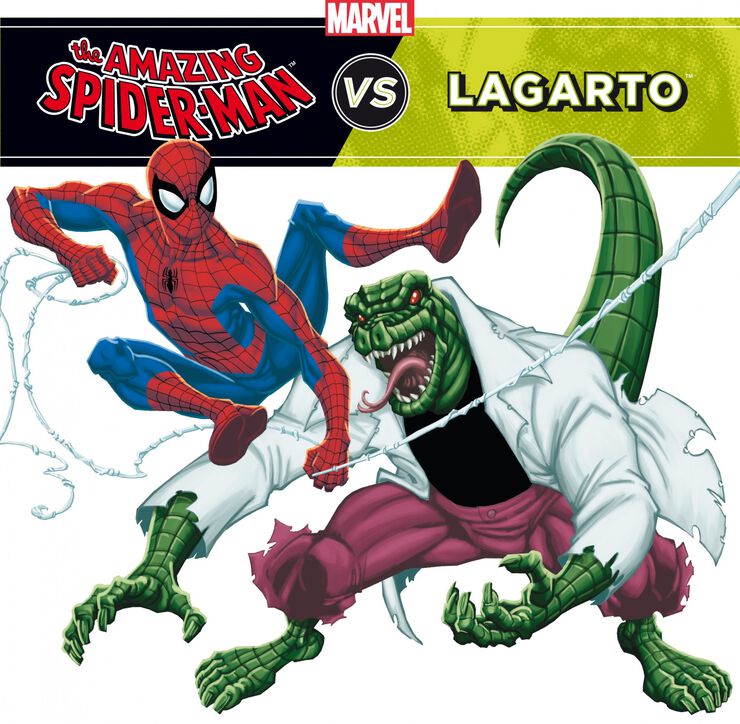 Spiderman. Spiderman vs. Lagarto