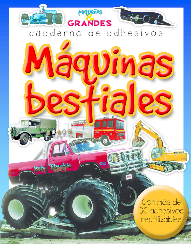 Cuaderno adhesivos máquinas bestiales