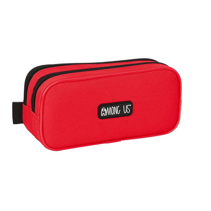 Estuche Doble Among Us Rojo