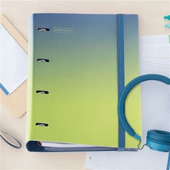 Carpebloc Polyfoam A4 Gradient Azul y Amarillo