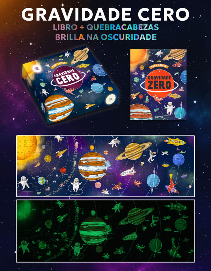 Gravidade cero: Libro + puzle de 200 pezas