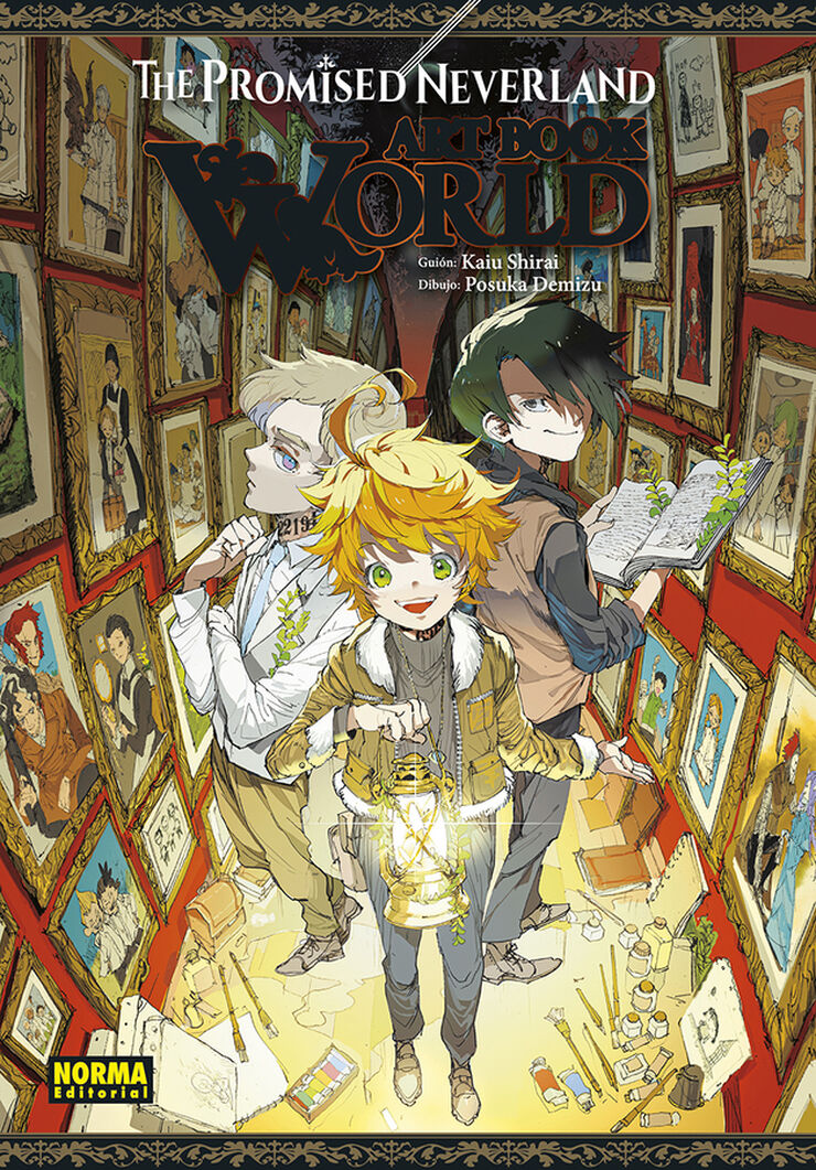 The promised Neverland artbook world