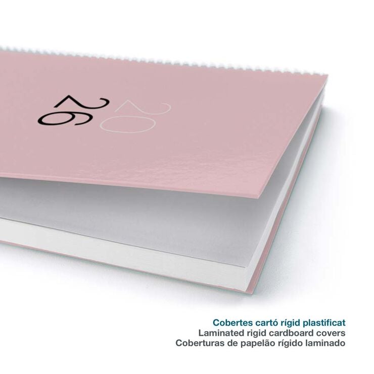 Agenda Espiral Miquelrius Plus sem/vista catalán 2026 Calm arena