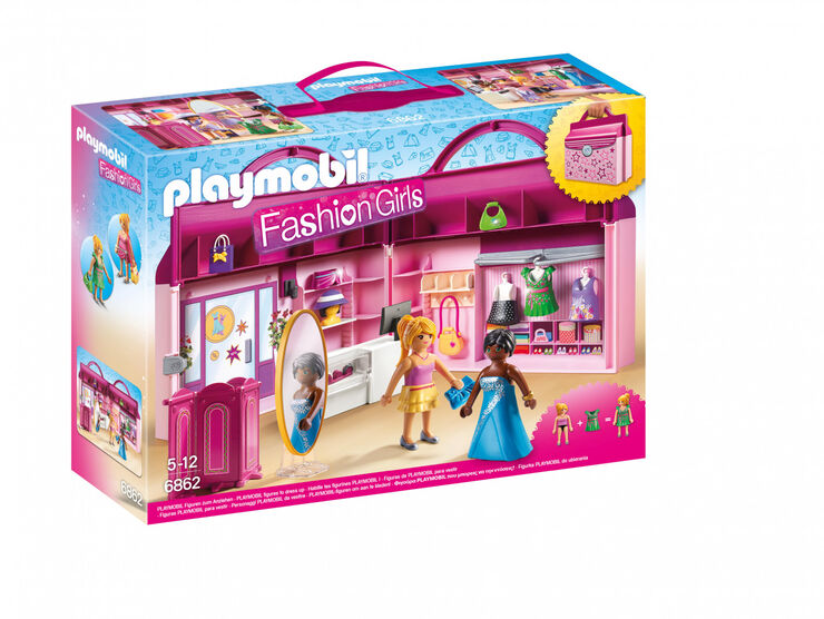 Playmobil tienda maletín Fashion Girls 6862