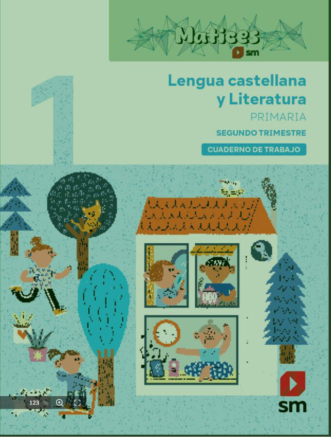 Cuaderno de Lengua Castellana y Literatura. 1&ordm; Primaria. 2&ordm; Trimestre. Matices