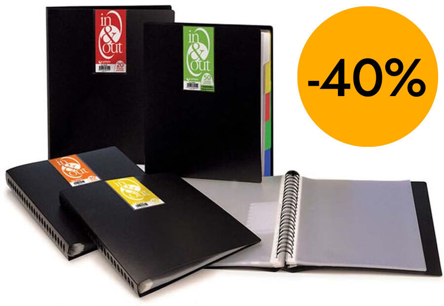 Carpeta 20 fundes A4 In&out Grafoplas