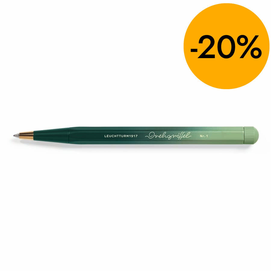 Bol&iacute;grafo Drehgriffel No.1 Gradient Edition forest/sage