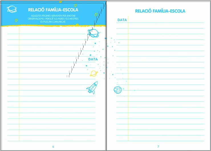 Agenda Infantil Cosmos Additio Catalán