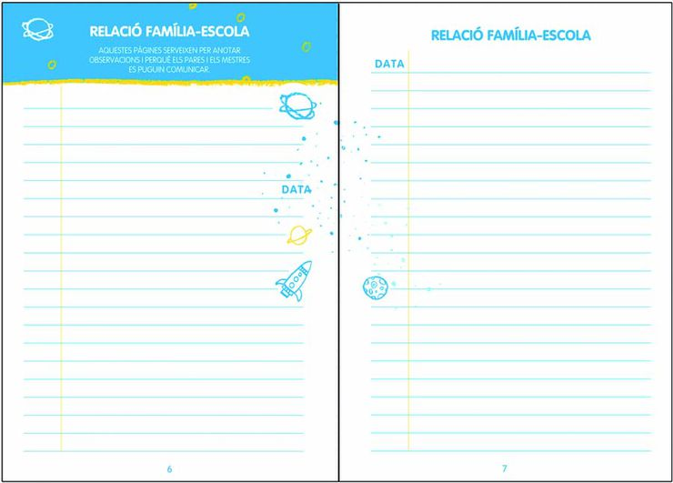 Agenda Infantil Cosmos Additio Català