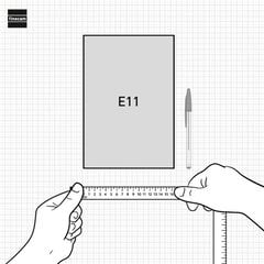 Agenda Finocam Opaque E11 sem/vista vertical cas 2026 negro