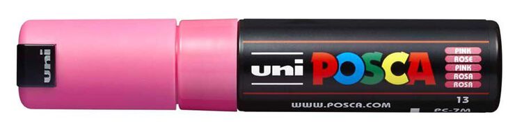 Retolador Posca PC-7M 4,5-5,5mm rosa