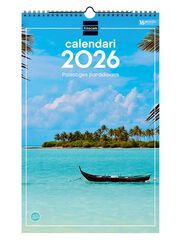 Calendario pared Finocam 25x40 2026 Paisajes Paraíso catalán