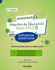 Oposiciones. Maestro de Educación Primaria II