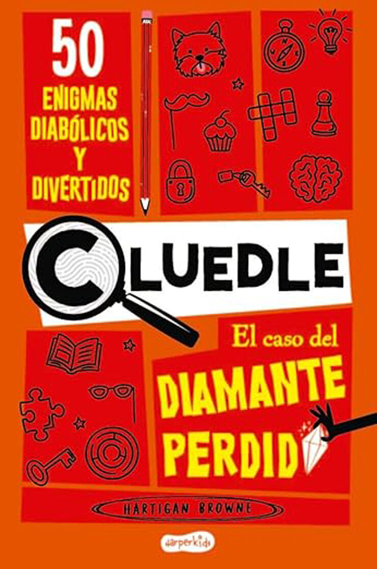 Cluedle: El caso del diamante perdido: 50 enigmas diabólicos y divertidos (Libro 1)