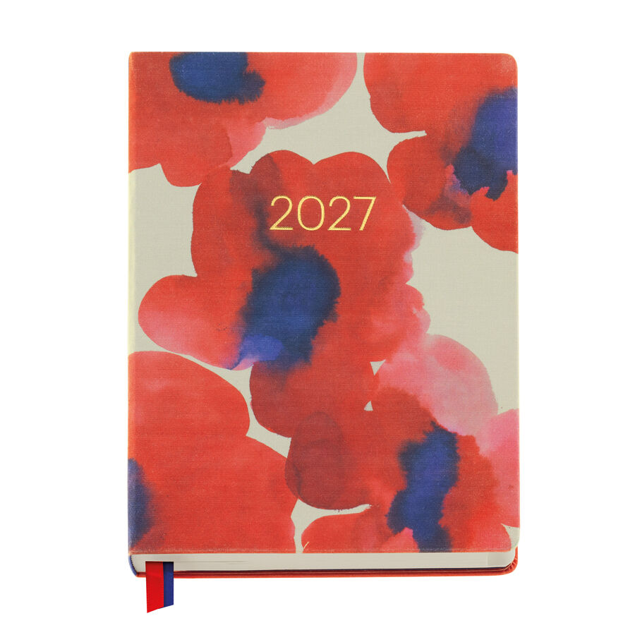 Agenda Miquelrius 145x195 Dia P&agrave;gina Multiling&uuml;e 2027 Aquarel Bloom