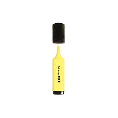 Marcador fluorescente Abacus pastel amarillo