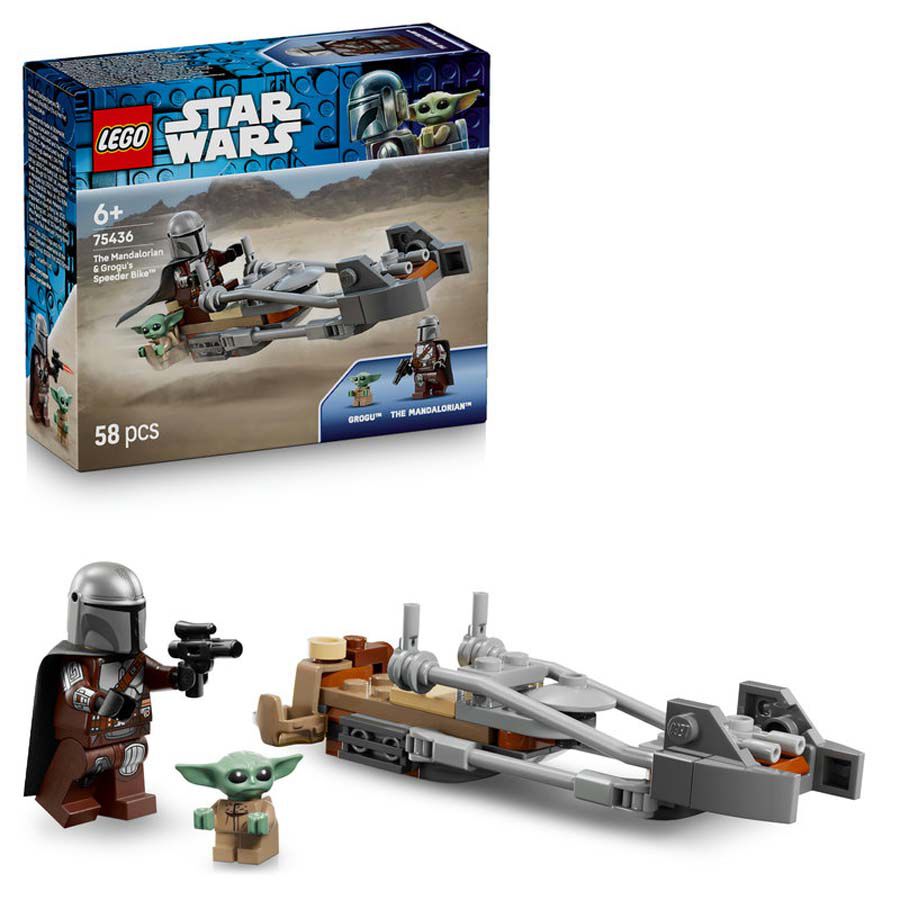LEGO&reg; Star Wars TM Moto Speeder del Mandaloriano y Grogu 75436