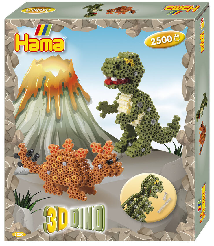 Midi Mosaic Dino 3D 2500 piezas