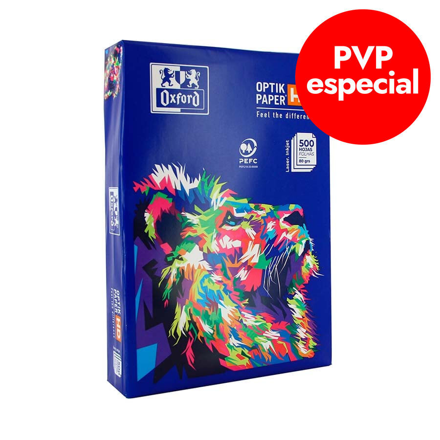 Papel blanco Oxford A4 80g 500 hojas