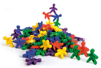 Juego de construcción nowa Szkola Blocks personas