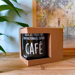 Taza ''Basta frasecitas motivacionales''