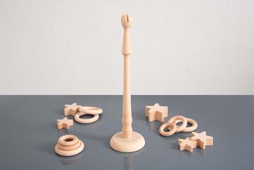 Base para Anillos de Madera
