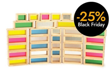 Rainbow Bricks Tickit 36 piezas