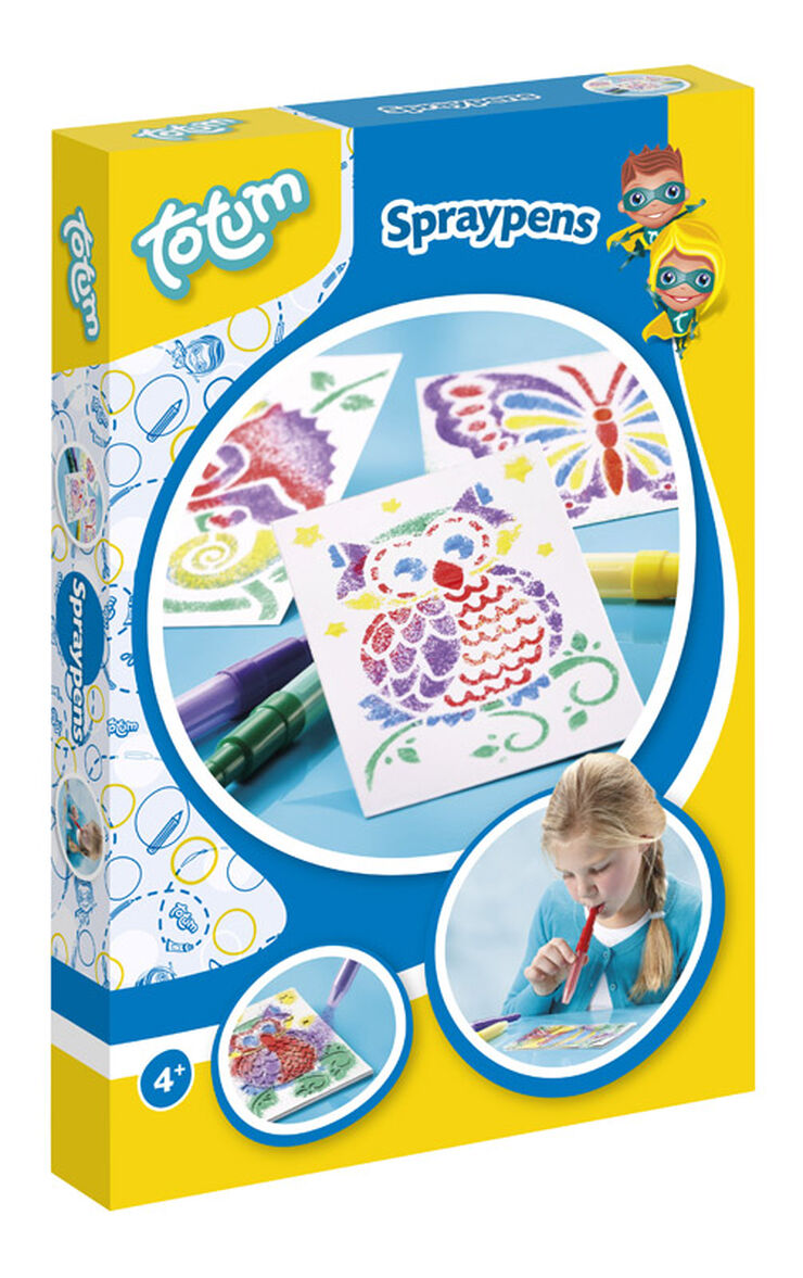 Joc spray pens: retoladors màgics Joc spray pens: retoladors màgics
