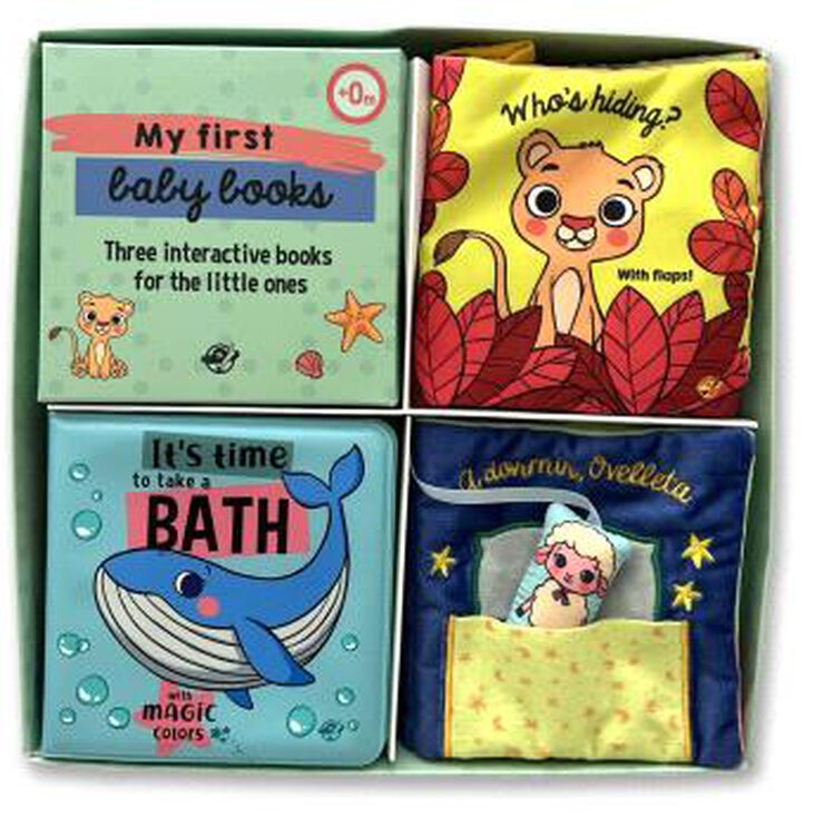 My First Baby Books - Three Interactive Books for Little Ones