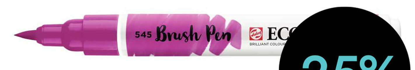 Retolador Ecoline Brush Pen violeta vermellós 545