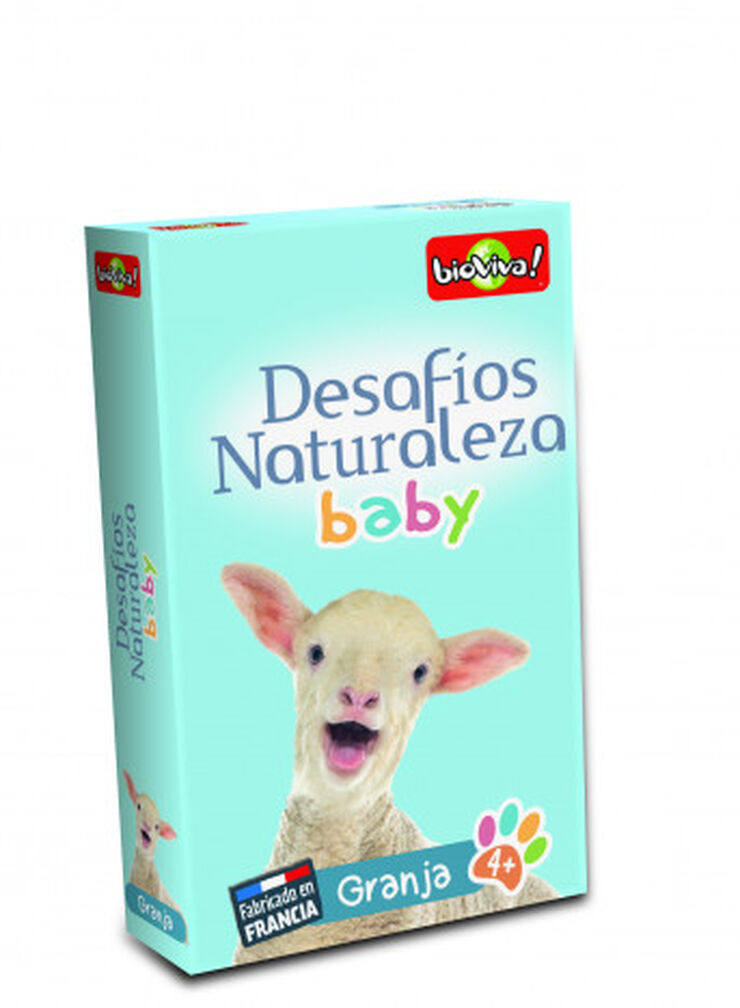 Juego de cartas Bioviva Desafíos Naturaleza Baby Granja