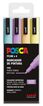 Marcadores Posca PC-3M pastel 4 colores