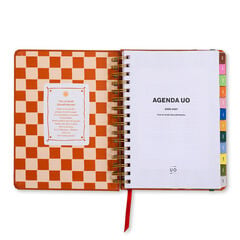 Agenda Uo A5 Semana Vista Castellano 2027 Sunset