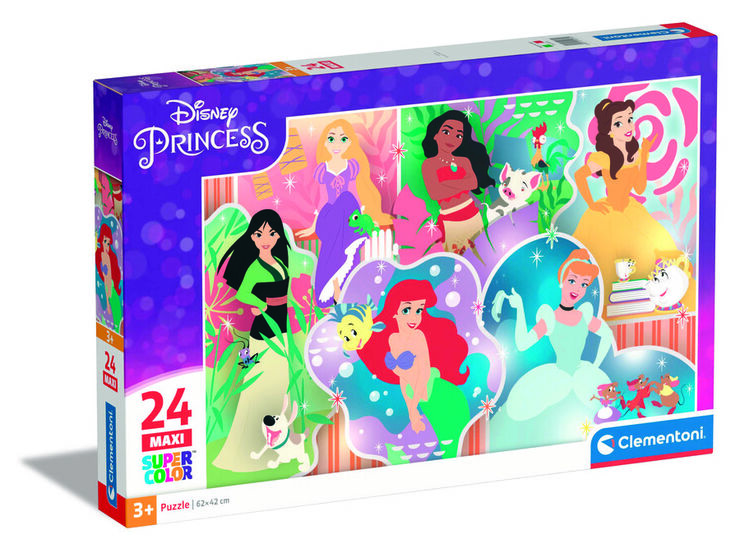 Puzle 24 peces maxi Princesses