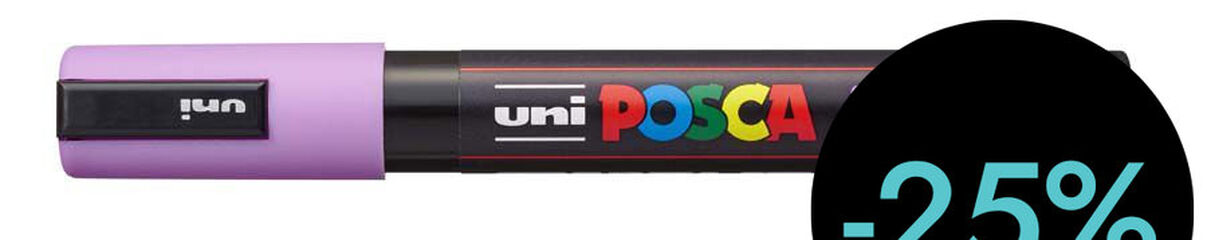 Rotulador Posca PC-5M 1,8-2,5mm lavanda