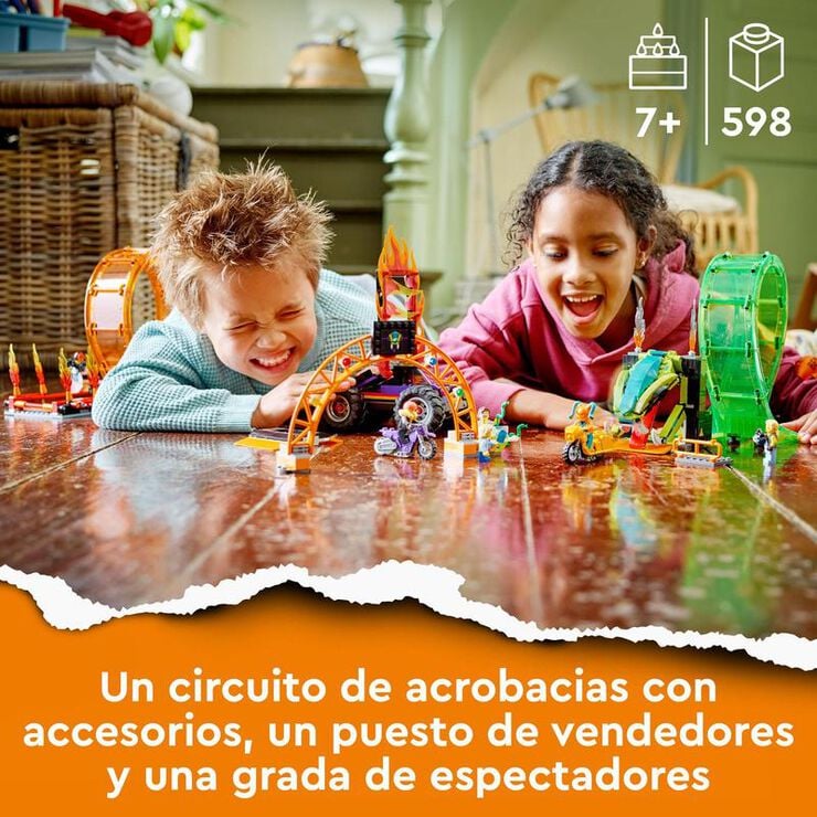 LEGO® City Stuntz Pista Acrobática con Doble Rizo 60339