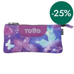 Estuche triple Totto Glit. Star Butterfly