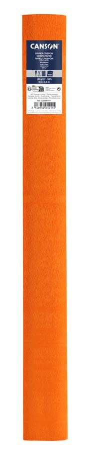 Paper Cresp&oacute; (Pinotxo) Canson rotlle 50x250cm taronja